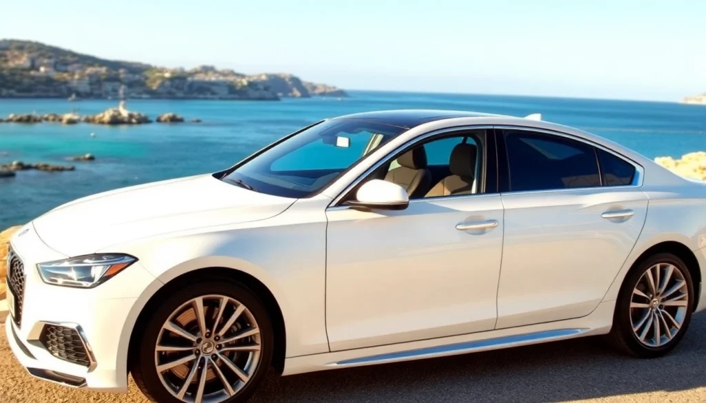 Book a professional hire car with driver Malta for a luxurious drive along the coast.