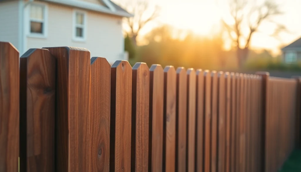 Strengthen your property with quality fencing by expert fencing companies Manchester, showcasing a stunning wooden fence.