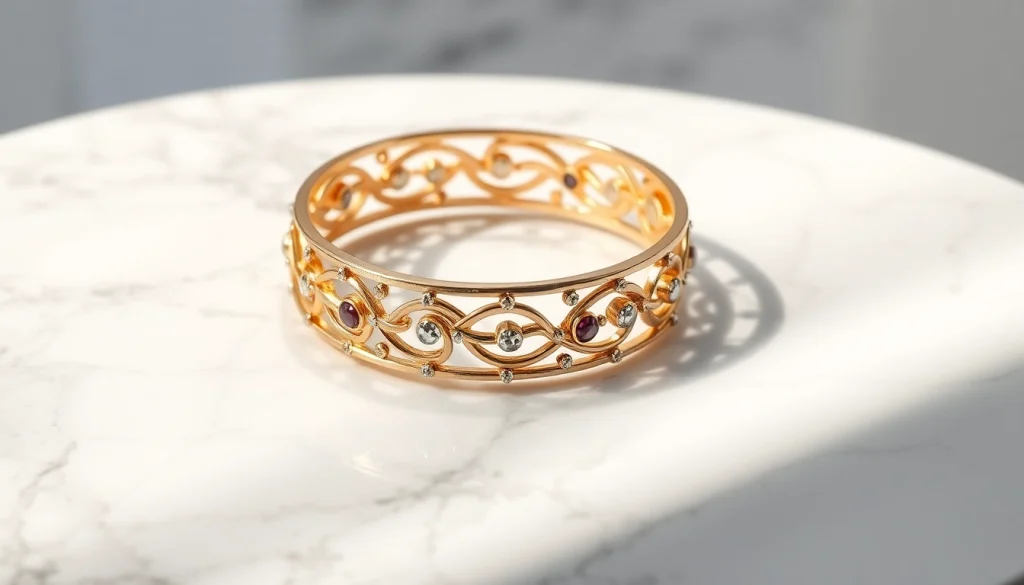 Showcasing a stylish cuff bracelet, perfect jewelry for every occasion; Visit Here to discover more unique designs.