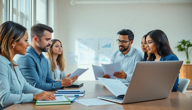 Enhancing Compliance Auditing Services through professional teamwork and modern office dynamics.
