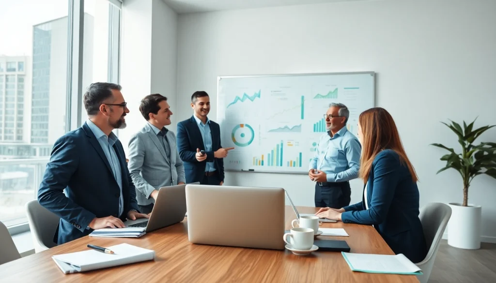 Enhance trade marketing visibility through collaborative brainstorming session.