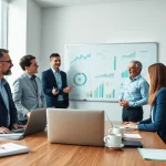 Enhance trade marketing visibility through collaborative brainstorming session.