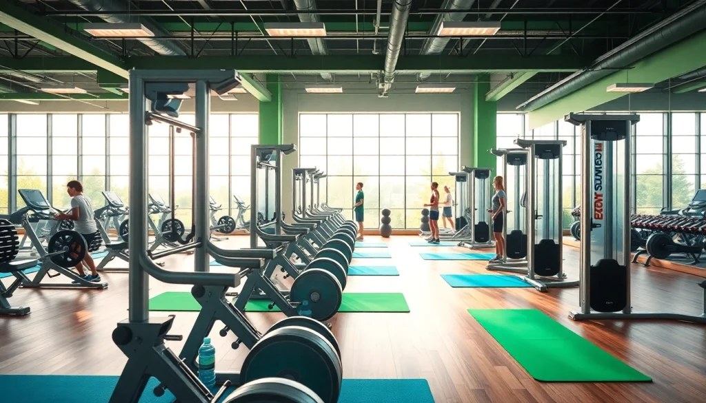 Find the best gym near me featuring vibrant workout equipment and an energetic atmosphere.