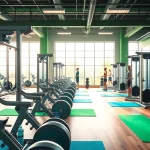 Find the best gym near me featuring vibrant workout equipment and an energetic atmosphere.