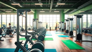 Find the best gym near me featuring vibrant workout equipment and an energetic atmosphere.