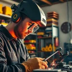 Find top-quality welding supplies near me showcased in a professional workshop setting.