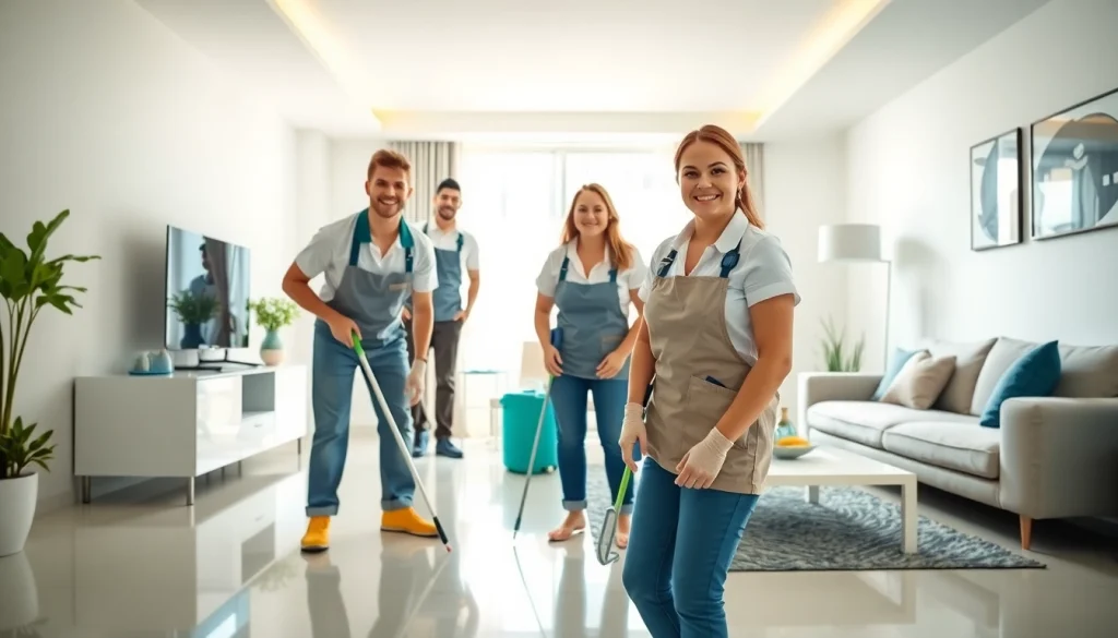 Experience top-notch bond cleaning Brisbane service with professional cleaners in a sparkling clean apartment.