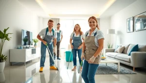 Experience top-notch bond cleaning Brisbane service with professional cleaners in a sparkling clean apartment.