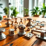 Showcasing premium quality furniture hardware manufacturers in a professional workspace.