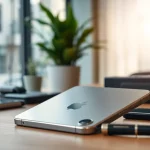 Buy iPhone Pro featured in an elegant setting highlighting its sleek design and modern accessories.