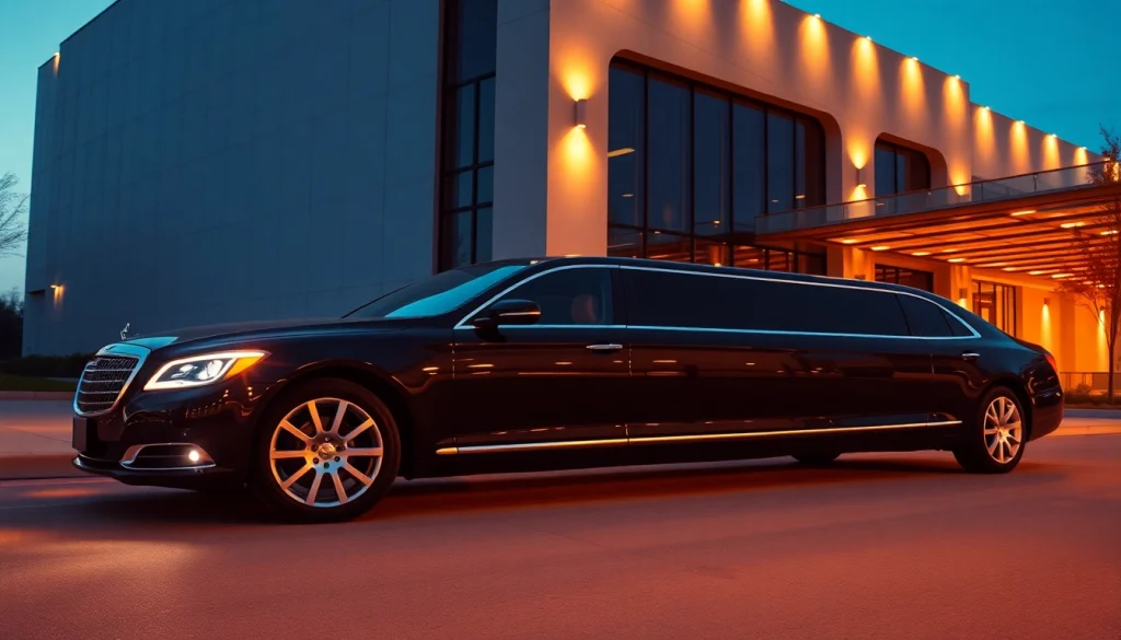 Experience premium car service atlanta with our luxurious black limousine ready for a stylish ride