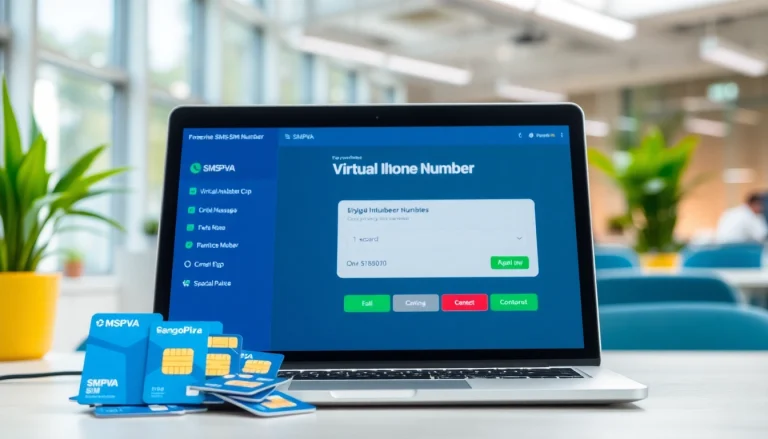 Utilize smspva for seamless virtual SMS reception with modern tech elements.