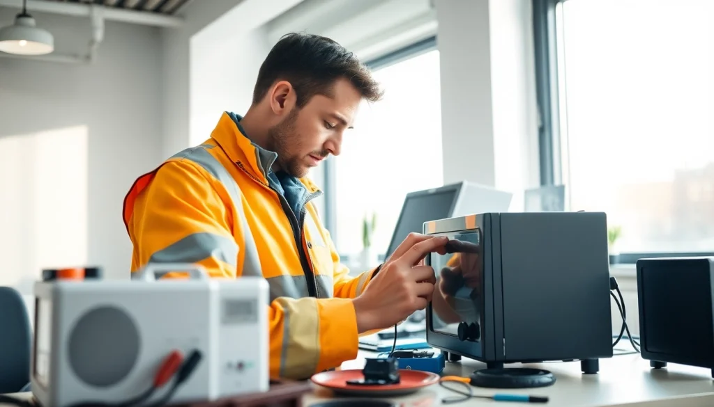 Performing pat testing Cannock for electrical safety compliance with professional equipment.