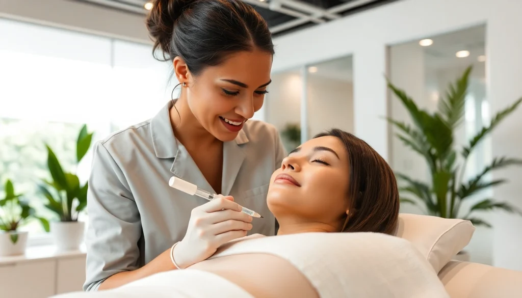 Experience hip dip injections near me with a professional aesthetician in a welcoming clinic.