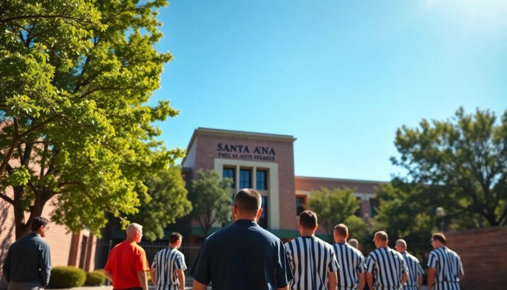 Find information about inmates through the Santa Ana jail inmate search process.
