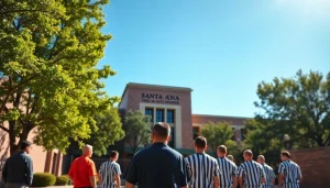 Find information about inmates through the Santa Ana jail inmate search process.