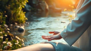 Experience the energy healing process with lovehealingexpansion in a serene setting.