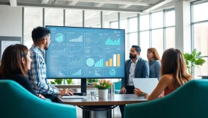 Boost your visibility with Edmonton SEO strategies as a digital marketing team collaborates.