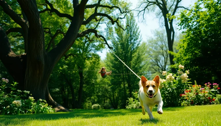 Engaged child enjoying a thrilling ride on a ZIP WIRE KIT in a vibrant backyard.