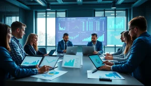 Analyze competitive intelligence reports in a dynamic business meeting setting.