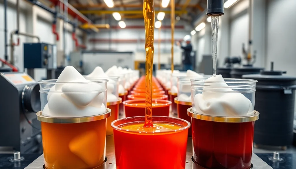 Showcasing infusion resins with high clarity and strength in a professional manufacturing process.