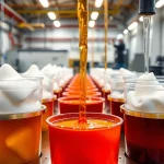 Showcasing infusion resins with high clarity and strength in a professional manufacturing process.