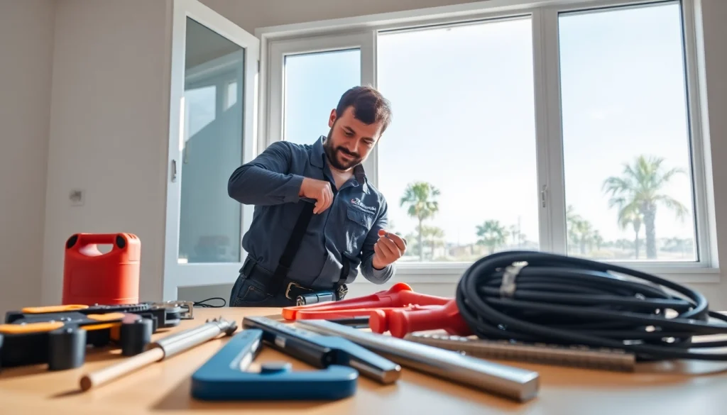 Electrician demonstrating expertise as the go-to Electrical Contractor Clearwater for residential services.