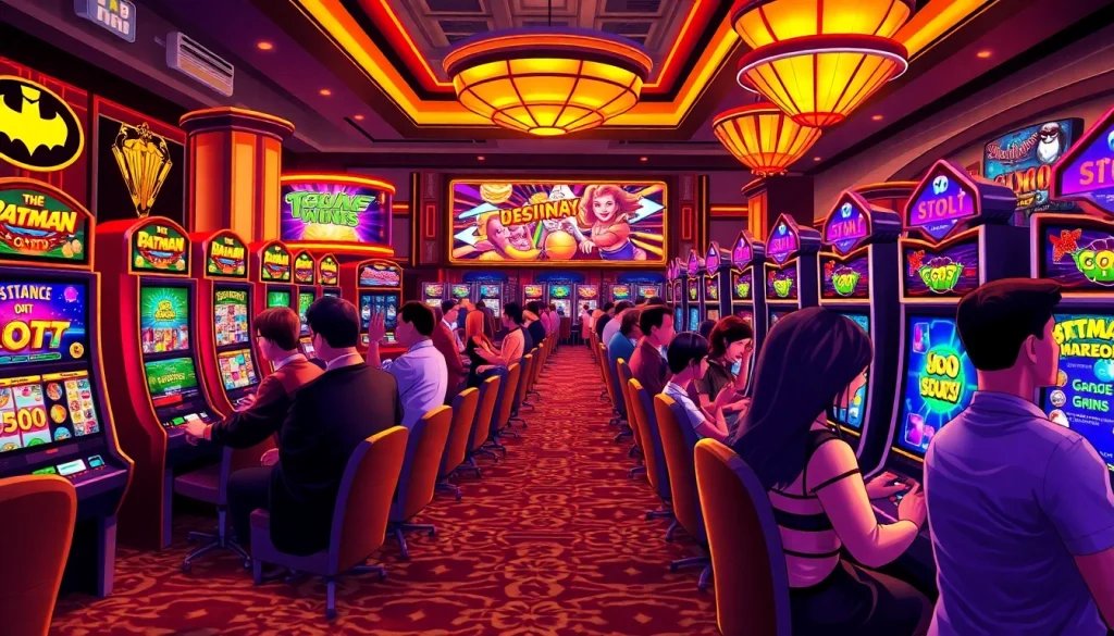 Nikmati pengalaman bermain batman138 Slot dengan pemain di kasino online yang menarik.