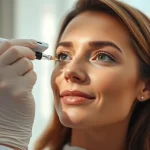 Enhance facial balancing with fillers through a professional aesthetic treatment scene.