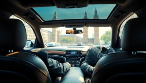 Experience chauffeur hire london with a professional chauffeur driving a luxury vehicle through London.