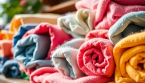 Bekijk diversiteit aan wafel katoen stoffen met aantrekkelijke kleuren en texturen.