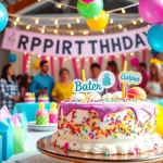 Celebrate a customizable birthday party with personalized decorations and joyous atmosphere.
