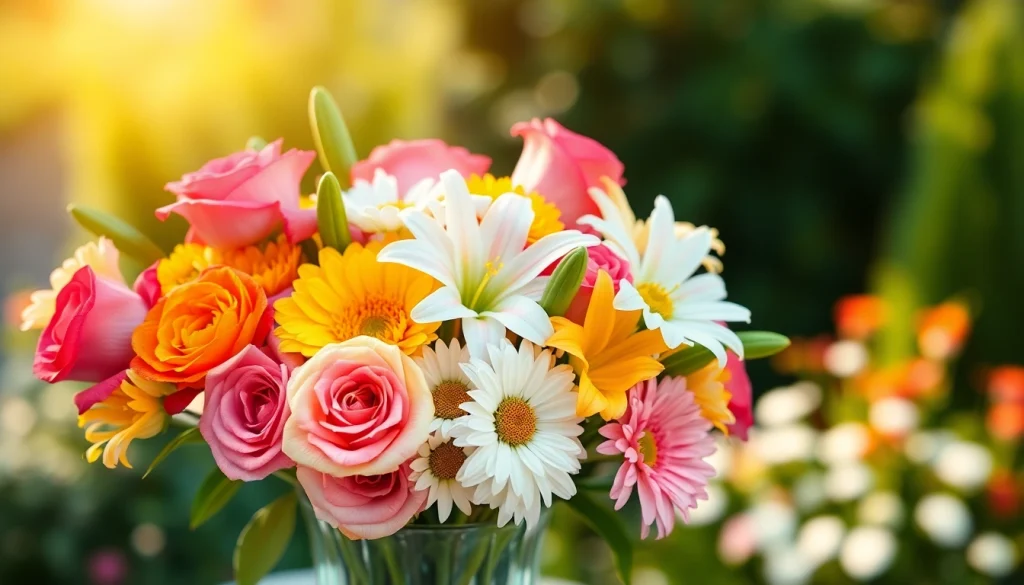 Lovely floral arrangement showcasing Flower Delivery Mernda with vibrant colors and natural light.