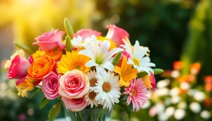 Lovely floral arrangement showcasing Flower Delivery Mernda with vibrant colors and natural light.
