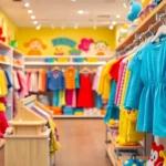 Explore high-quality kids' clothing and toys at http://www.websonlinestore.com in a vibrant shopping setting.