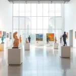 Exploring the captivating art on display at the Jerusalem Art Museum.