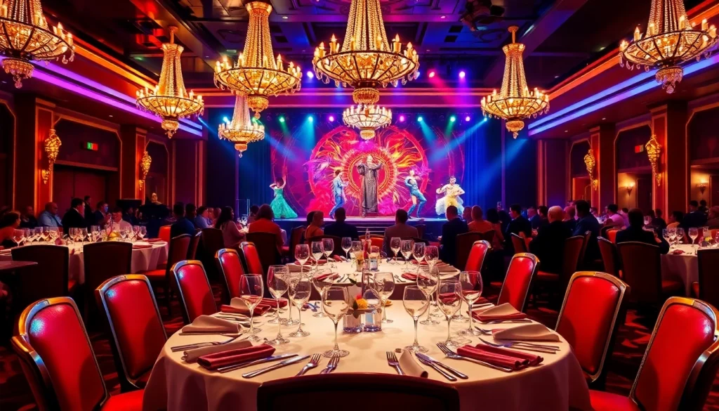 Dine while enjoying dynamic performances at dinner shows in las vegas, creating unforgettable memories.