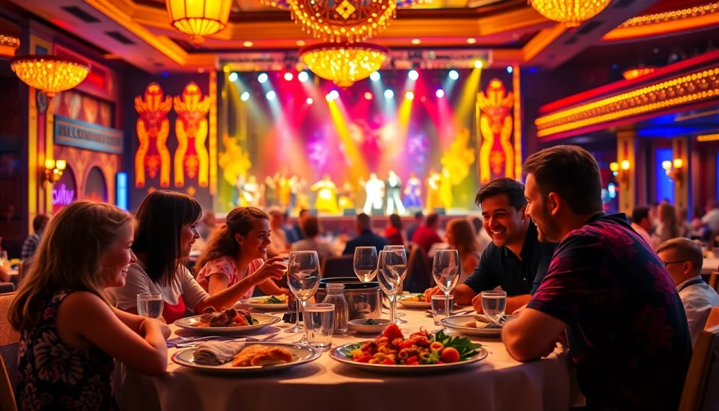 Experience a delightful evening at dinner theatre las vegas with a lively show and delicious dining.