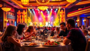 Experience a delightful evening at dinner theatre las vegas with a lively show and delicious dining.