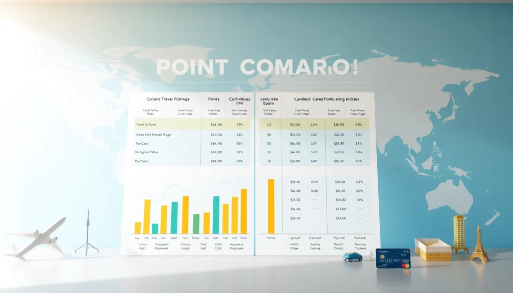 Compare travel points effectively in a detailed infographic on points comparison.