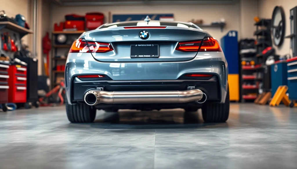 Showcasing the G82 Valved exhaust system on a sleek BMW G82 vehicle with high-quality details.