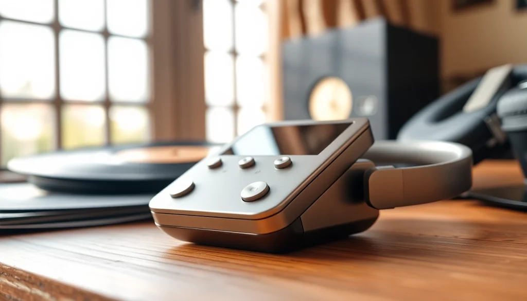 Engaging MP3 player showcasing modern technology in a cozy setting at https://hardwareplayer.com.