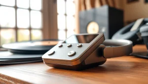 Engaging MP3 player showcasing modern technology in a cozy setting at https://hardwareplayer.com.