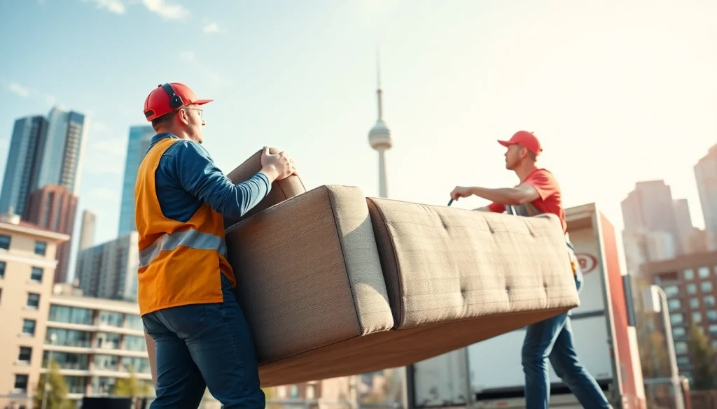 Movers demonstrating efficiency while relocating in Toronto with professionalism and care.