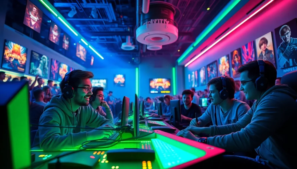 Aktivitas komunitas gaming di matador168, menonjolkan kegembiraan dan interaksi antar pemain.