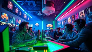 Aktivitas komunitas gaming di matador168, menonjolkan kegembiraan dan interaksi antar pemain.