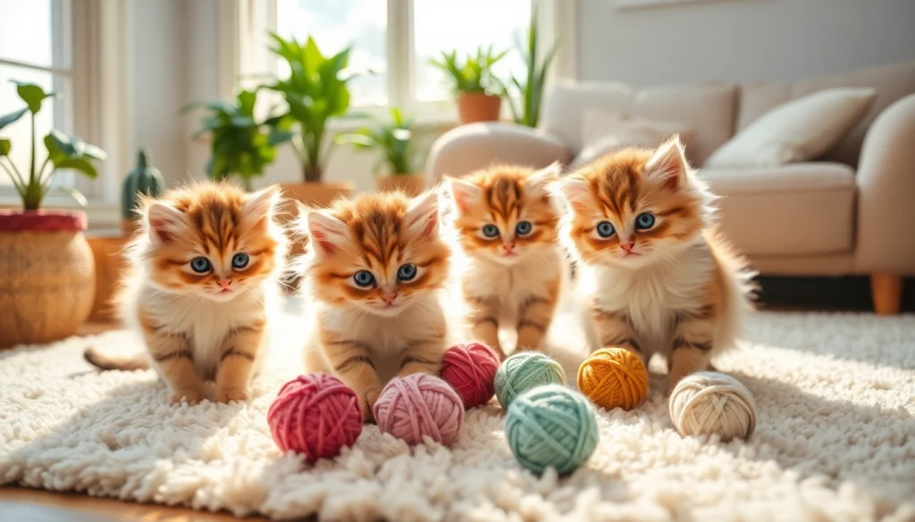 Playful Maine Coon kittens for sale exploring a cozy living room.