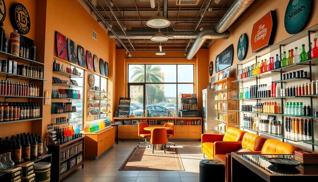 Find a wide selection of smoking products at our 24 Hour Smoke Shop near me Miami, featuring colorful accessories and a welcoming atmosphere.