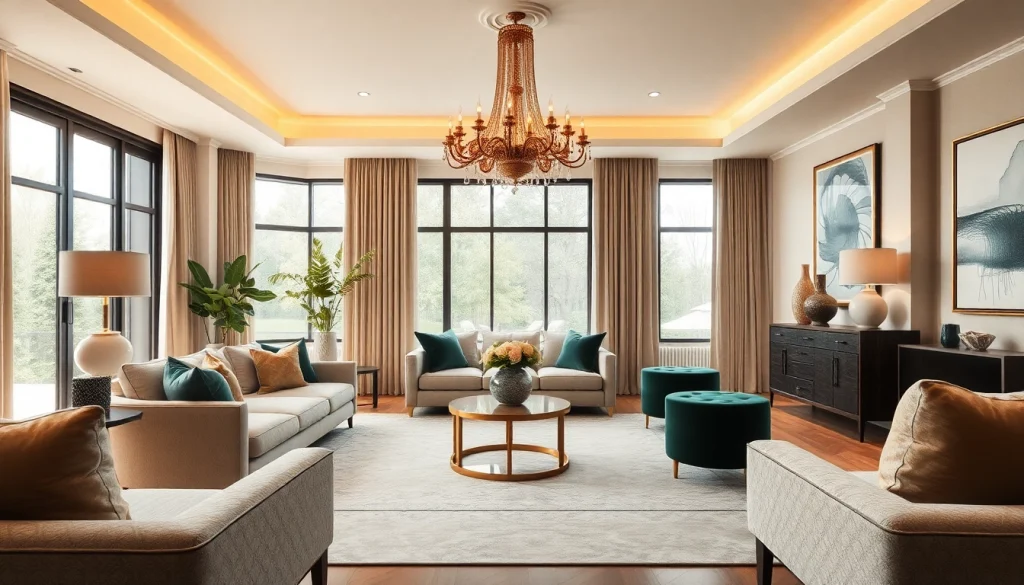 Un espacio de lujo12 elegantemente diseñado con muebles sofisticados y luz natural.