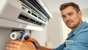 Expert technician conducting ac repair glendale az within a well-lit home, ensuring quality service.